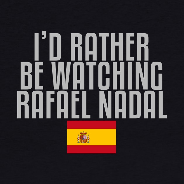 I'd rather be watching Rafael Nadal by mapreduce